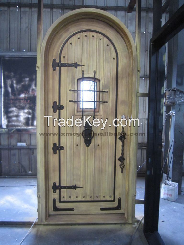 Unique wrought iron Single door design