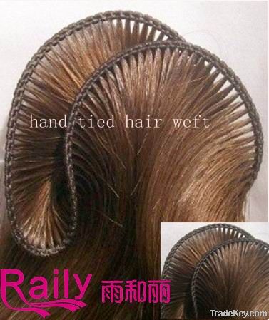 Hand Tied Hair Weft