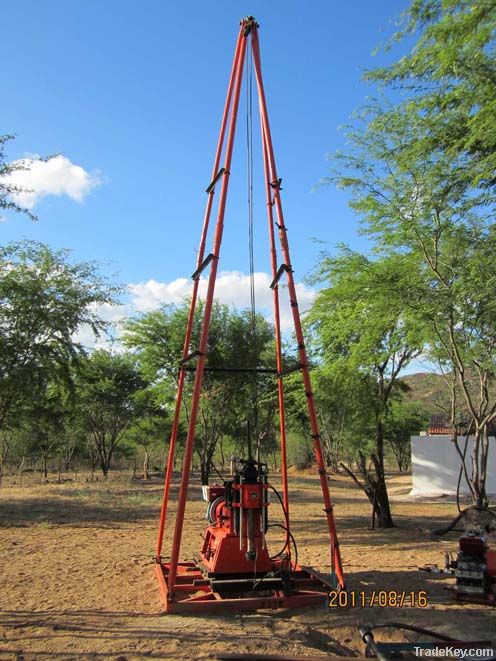 portable water well drilling rig