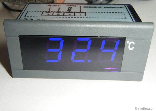 -30C--+110C LED display 12v digital temperature panel meter