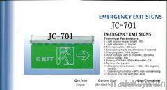 emergency exit signs