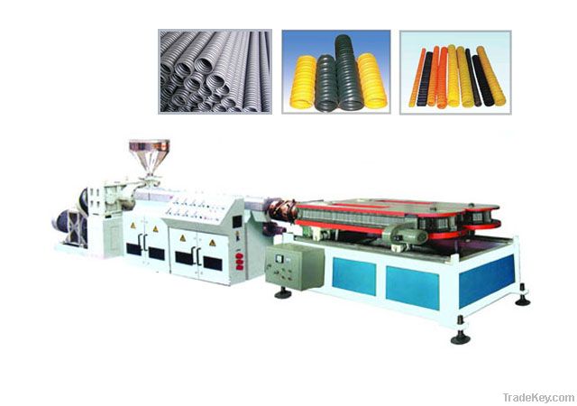 Pre-stress Plastic Corrugated Pipe Production line