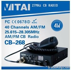 CB-268 CB Radio AM/FM Transceiver