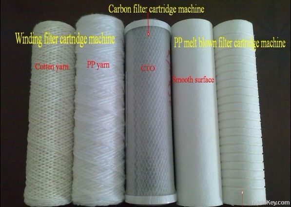 Energy-saving pp melt blown filter cartridge machine