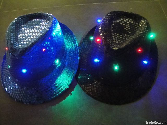 Flashing hat