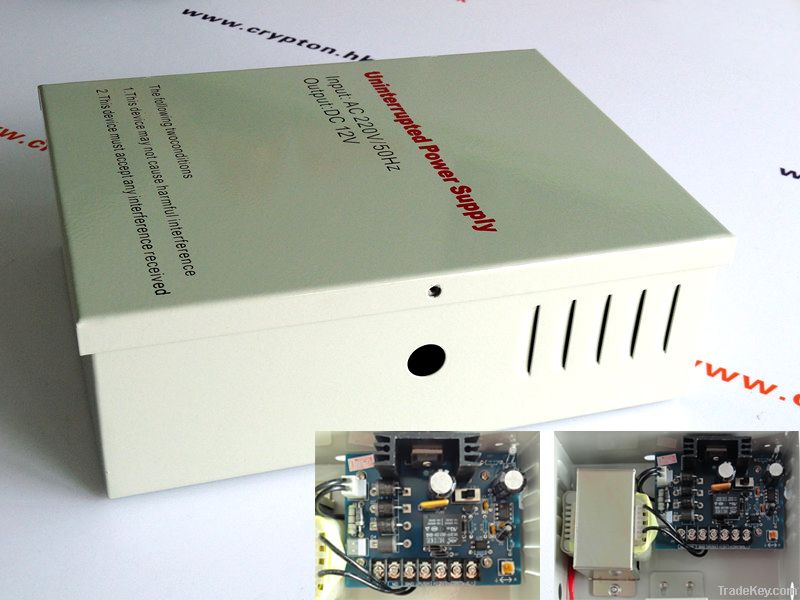 Power Supply for Access Control with 12V 5A Metal Case