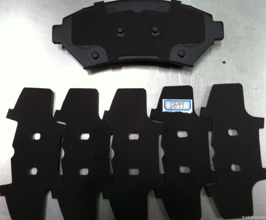 Brake pads with good shim