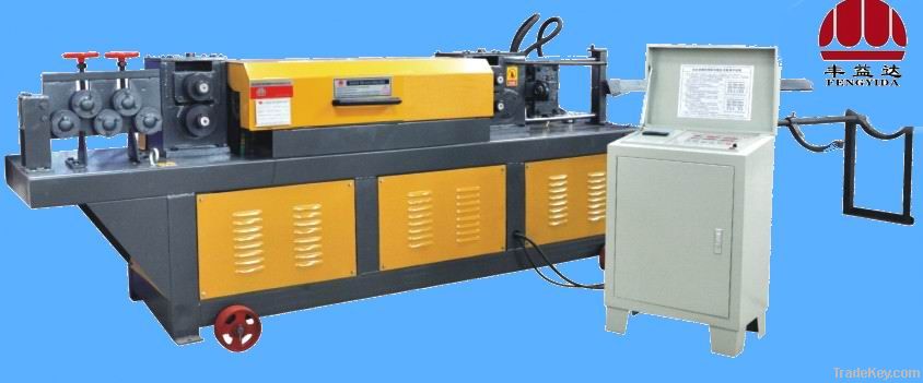 bar straightening and cutting machine