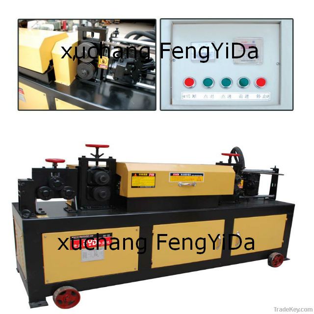 bar straightening and cutting machine