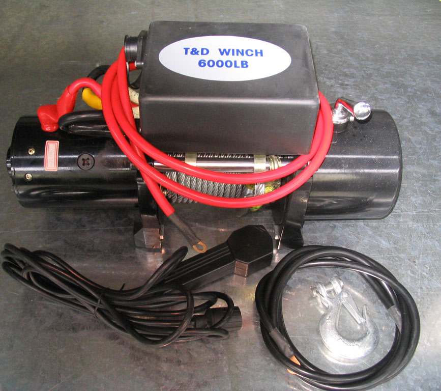 Heavy Duty Electric Winch TD6000LB