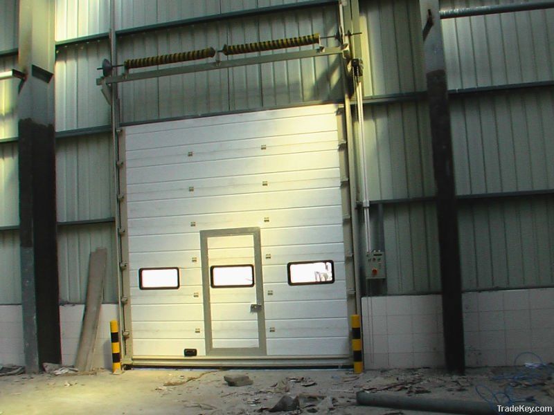 cheap industrial sectional overhead door