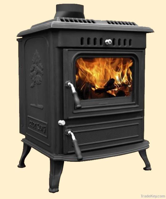 cast iron wood burning stove