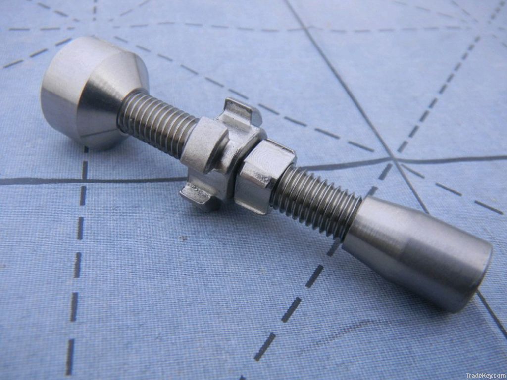 Adjustable Dual Titanium Nail For Oil ( Grade 2 Titanium )