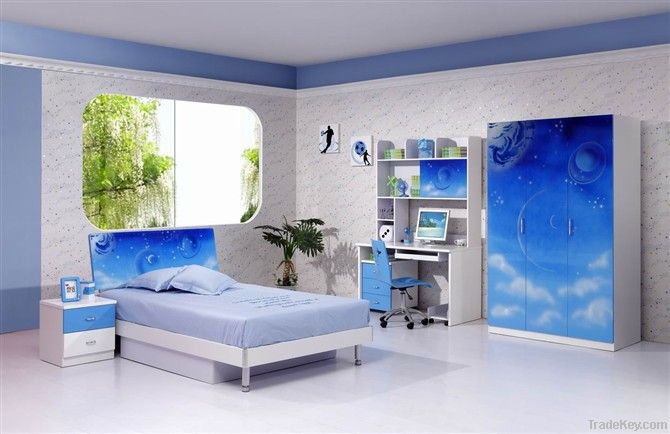 coloured drawing children bedroom sets