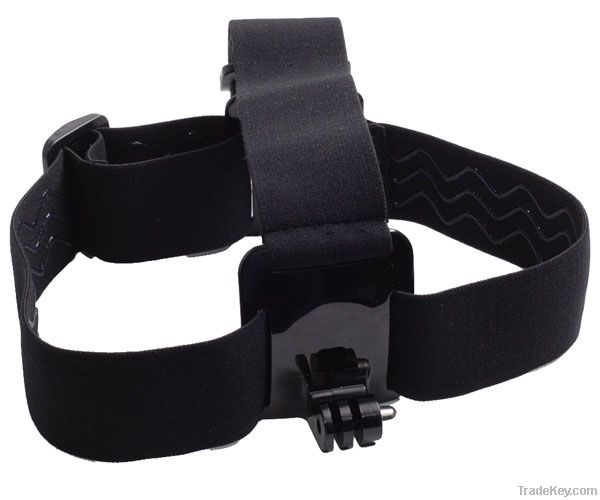 Elastic Adjustable Head Strap For GoPro Hero 3+/3/2/1, with anti-slide