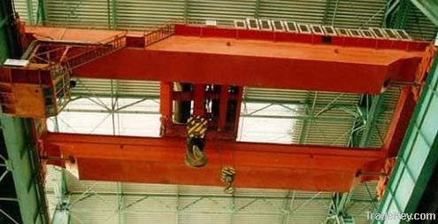 YZ type with lifting capacity 100/32T Casting Overhead Crane