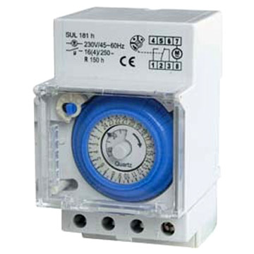 DIN Guide Rail Programmable Mechanical Timer