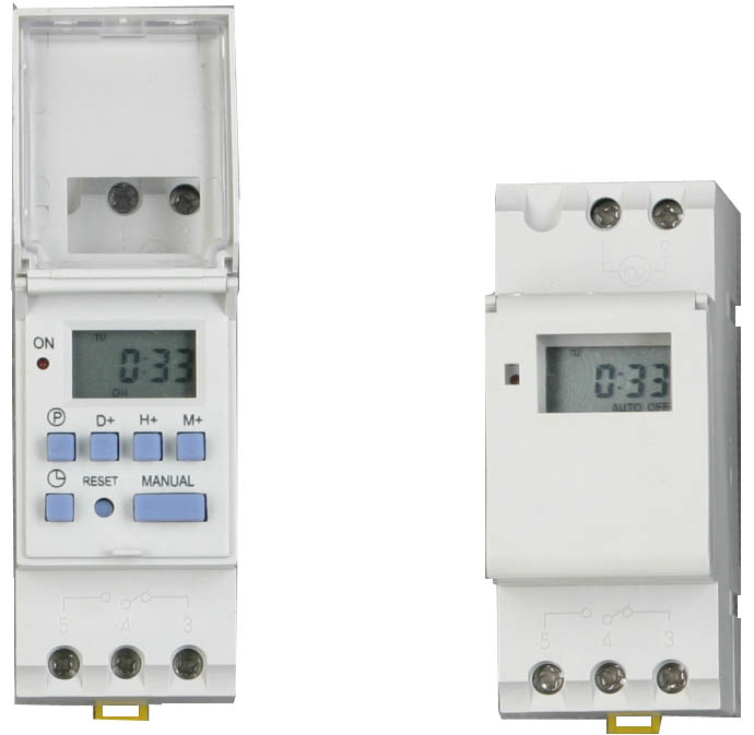 Mutilfunction weekly programmable electronic timer