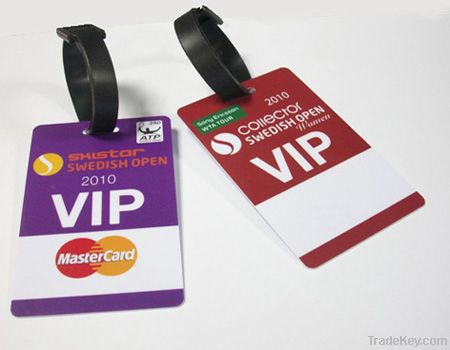 Fashional Custom Plastic PVC Luggage Tag