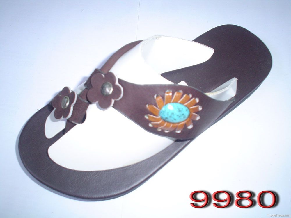 Leather sandals