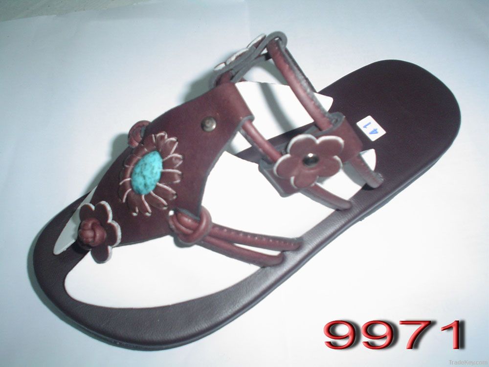 Leather sandals