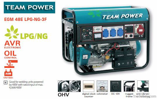 LPG/NG/GASOLINE Generators