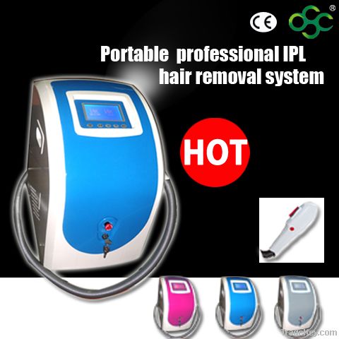 Portable IPL laser rf hair removal beauty machine