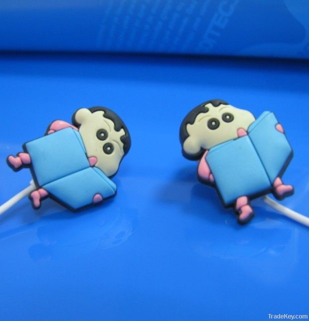 cartoon earbuds for gifts and promotion