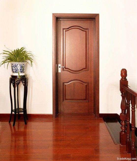 Solid wooden door