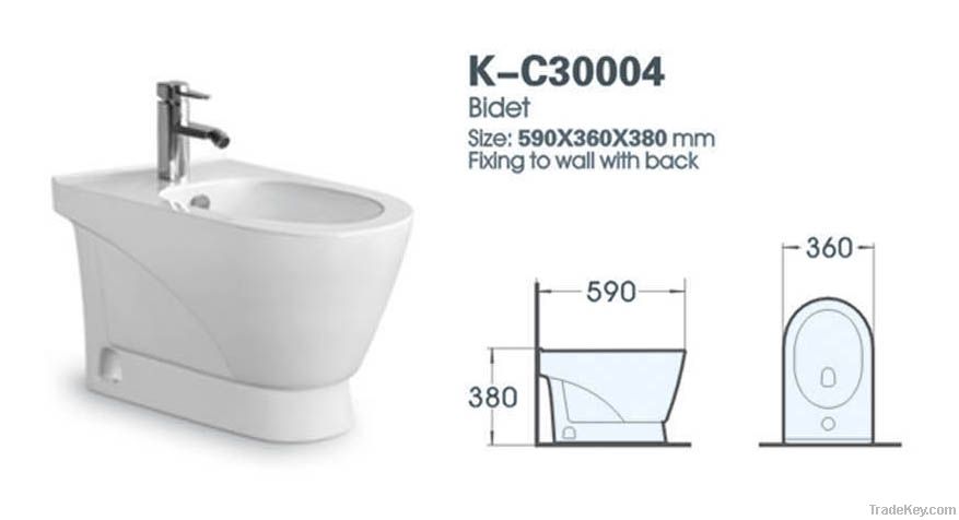 white bidet