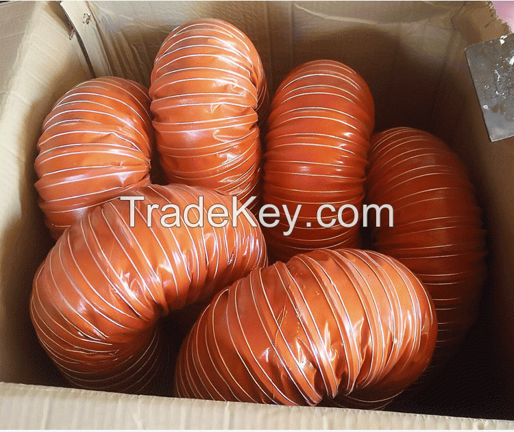 High temperature resistant silicone duct