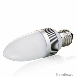 High Quality E27 3W LED Candle Bulb CE&amp;RoHS Certificate