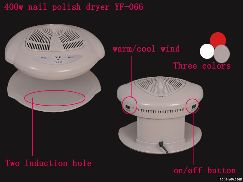 400w electrical automatic induction nail polish dryer