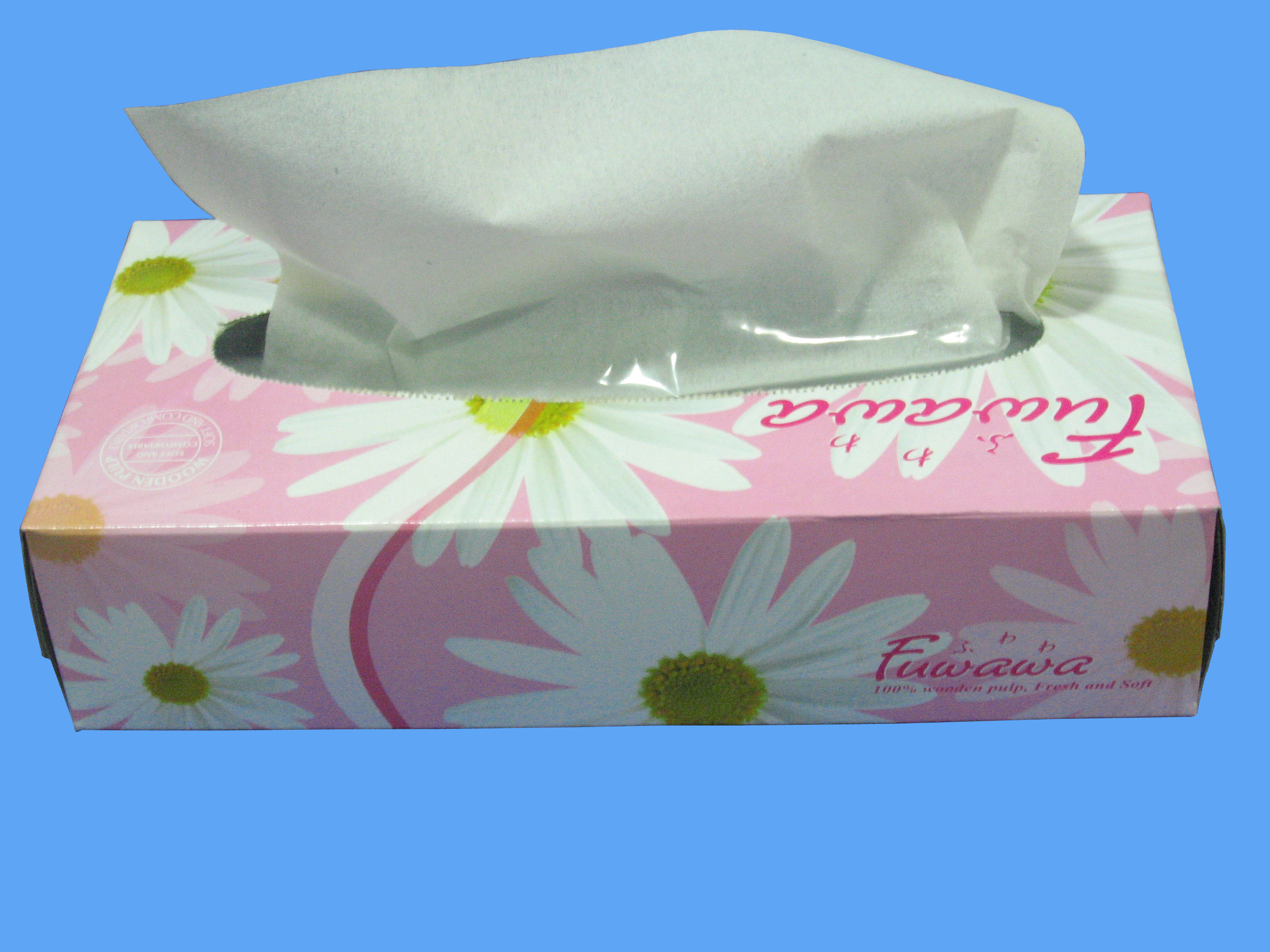 White Facial Tissue