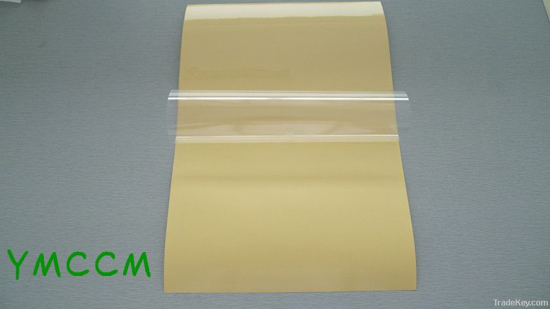 Transpaprent PET adhesive paper