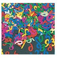 Metallic PVC/PET numerial/ number birthday confetti Multi-color available