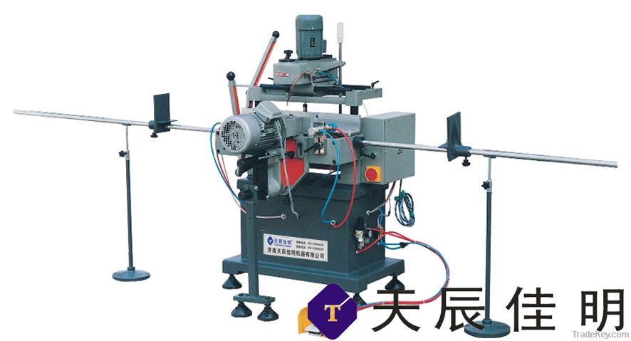 pvc window lock-hole making machine