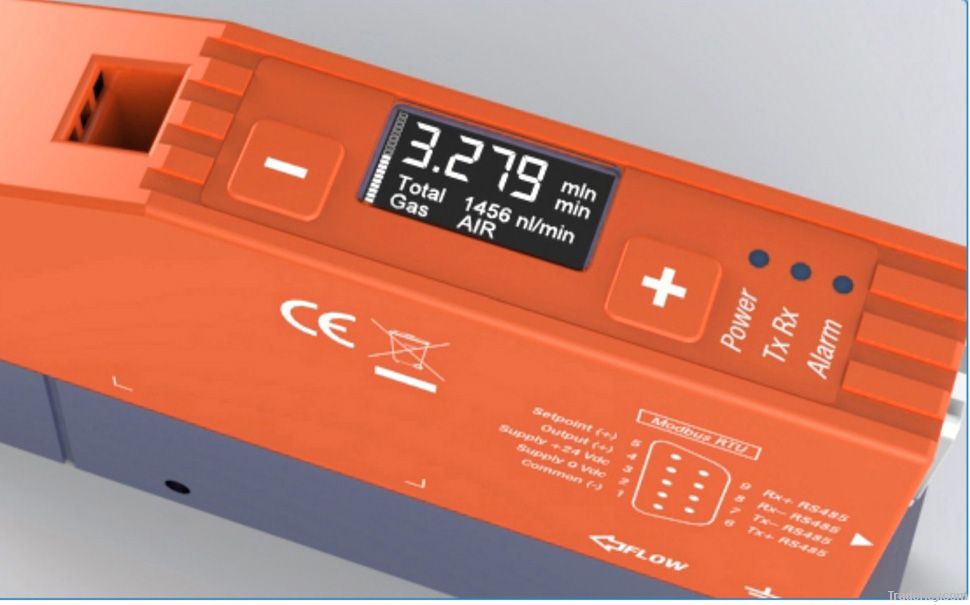 Mass Flow Meter with Display