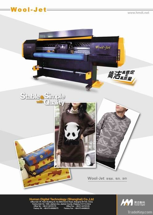 Sweater digital printer