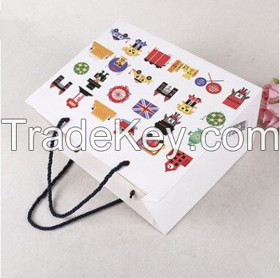 customized logo printing gift paper bags