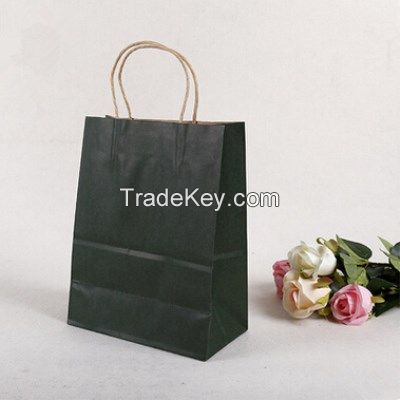 customized logo printing paper shopping bags