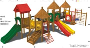 children wooden playground