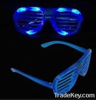 LED flashing sun glasses