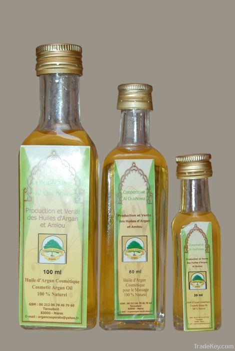 Cosmetic argan oil for skin care