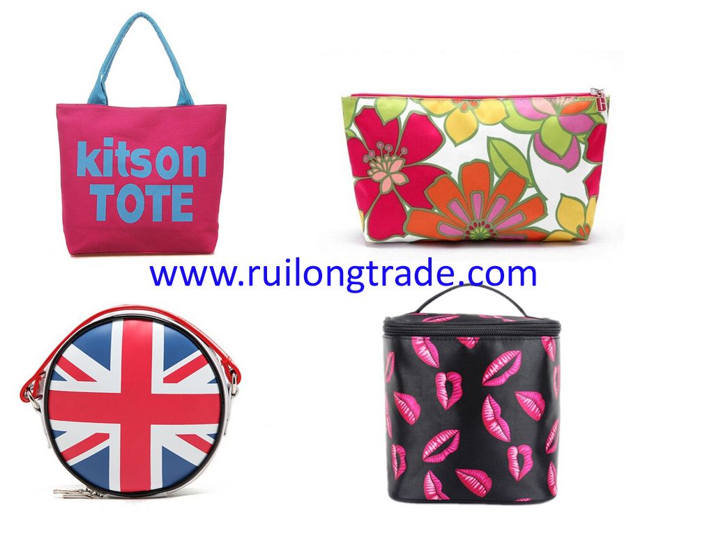 Sell cosmetic bags, cosmetic cases, vanity cases, cosmetic purses, promotional bags, make up bags