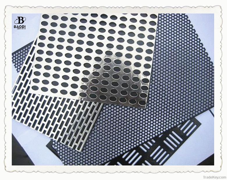 Perforated metal sheet