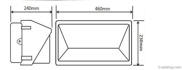 120W led wall pack Outdoor LED wall pack of  5 years warranty with UL