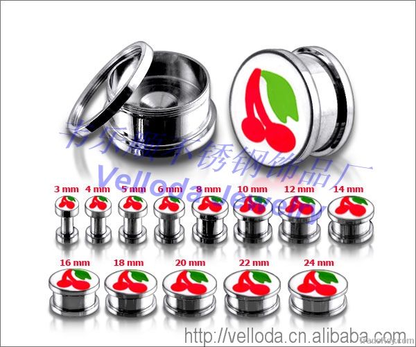 Stainless Steel Body Jewelry Earring Plugs