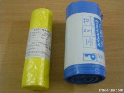 Plastic garbage roll bag