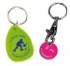 Rubber pvc key chain